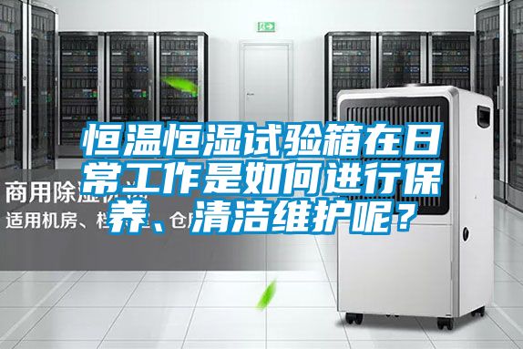 恒溫恒濕試驗(yàn)箱在日常工作是如何進(jìn)行保養(yǎng)、清潔維護(hù)呢？