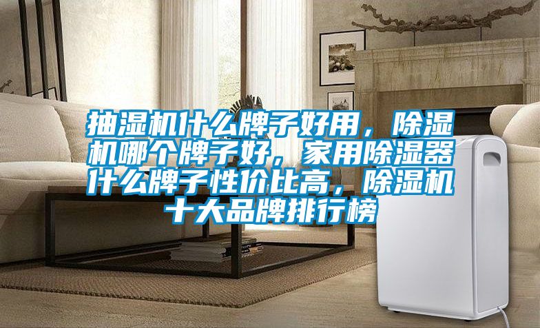 抽濕機什么牌子好用，除濕機哪個牌子好，家用除濕器什么牌子性價比高，除濕機十大品牌排行榜