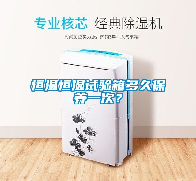 恒溫恒濕試驗箱多久保養(yǎng)一次？