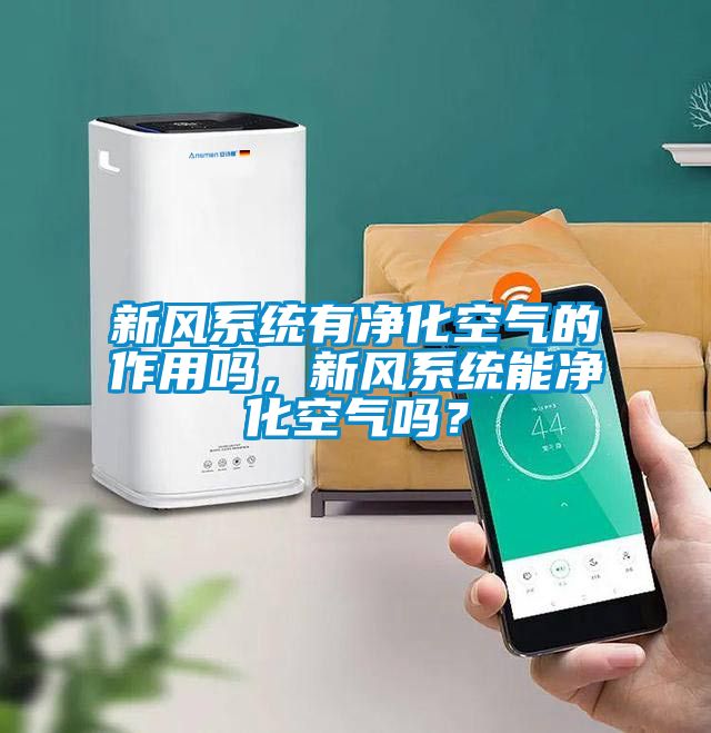 新風(fēng)系統(tǒng)有凈化空氣的作用嗎，新風(fēng)系統(tǒng)能凈化空氣嗎？