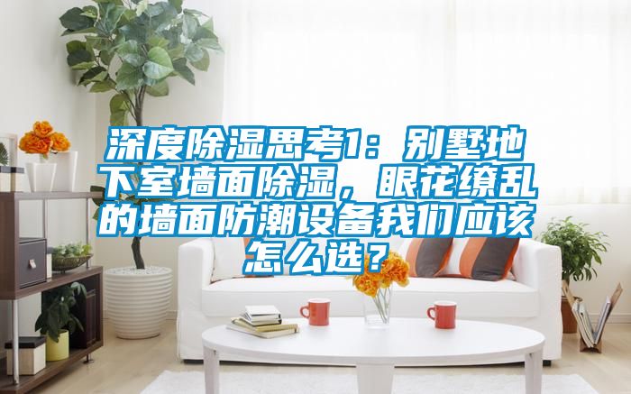 深度除濕思考1：別墅地下室墻面除濕，眼花繚亂的墻面防潮設備我們應該怎么選？