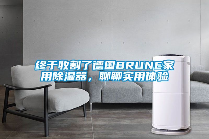 終于收割了德國(guó)BRUNE家用除濕器，聊聊實(shí)用體驗(yàn)