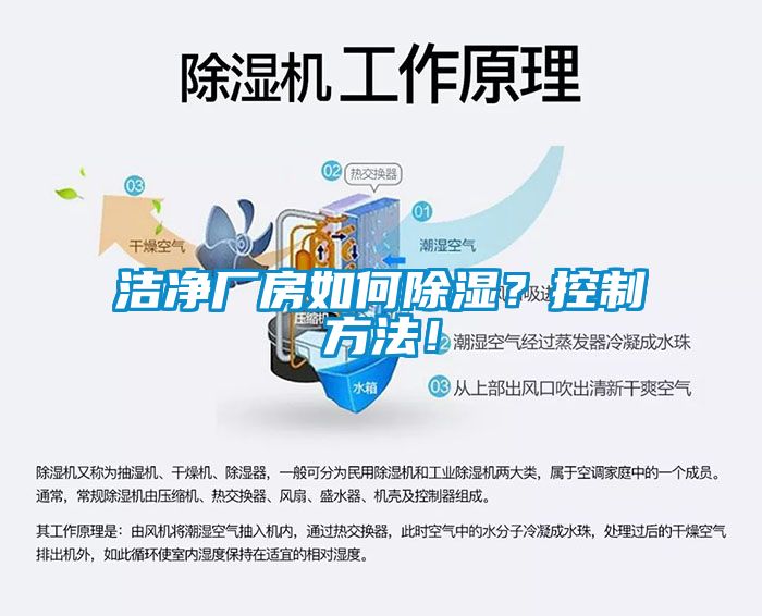 潔凈廠房如何除濕？控制方法！