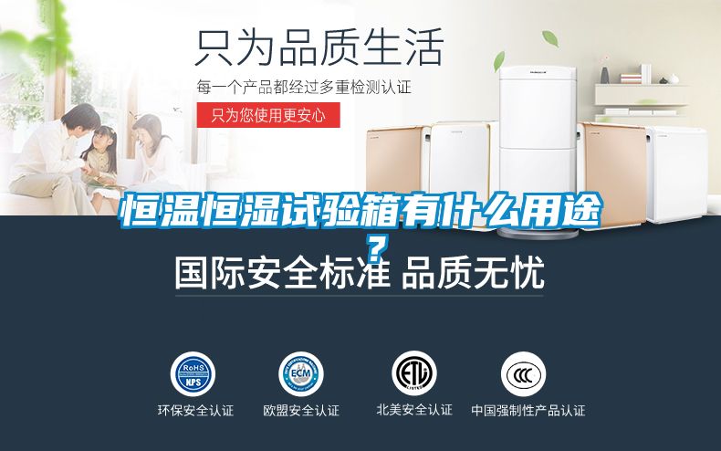 恒溫恒濕試驗(yàn)箱有什么用途 ？