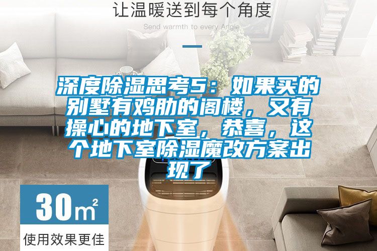 深度除濕思考5：如果買的別墅有雞肋的閣樓，又有操心的地下室，恭喜，這個(gè)地下室除濕魔改方案出現(xiàn)了