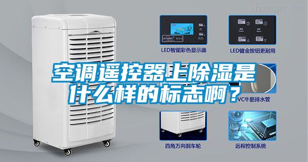 空調遙控器上除濕是什么樣的標志啊？