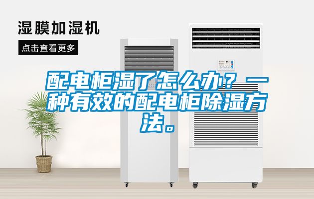 配電柜濕了怎么辦？一種有效的配電柜除濕方法。