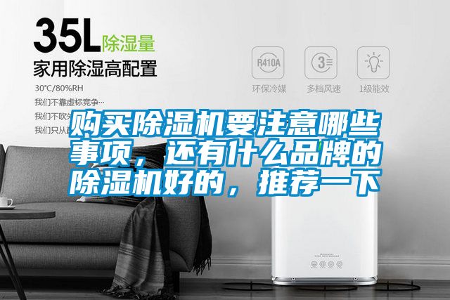 購買除濕機(jī)要注意哪些事項(xiàng)，還有什么品牌的除濕機(jī)好的，推薦一下