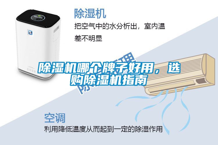 除濕機哪個牌子好用，選購除濕機指南