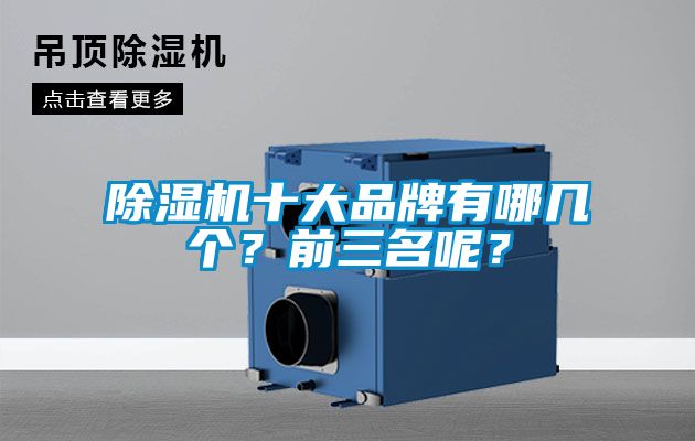除濕機(jī)十大品牌有哪幾個(gè)？前三名呢？