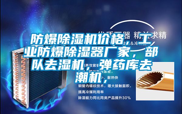 防爆除濕機價格，工業(yè)防爆除濕器廠家，部隊去濕機，彈藥庫去潮機，