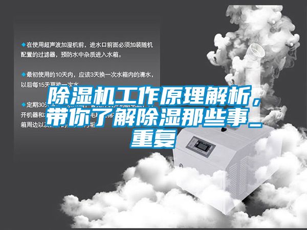除濕機工作原理解析，帶你了解除濕那些事_重復(fù)
