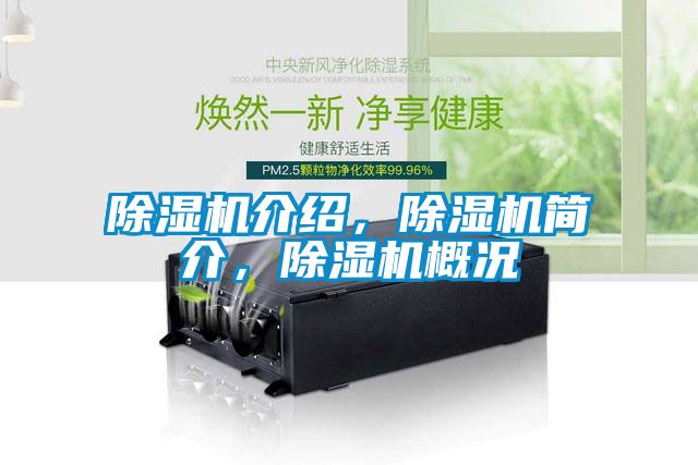 除濕機介紹，除濕機簡介，除濕機概況