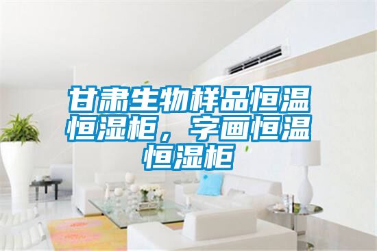 甘肅生物樣品恒溫恒濕柜，字畫恒溫恒濕柜