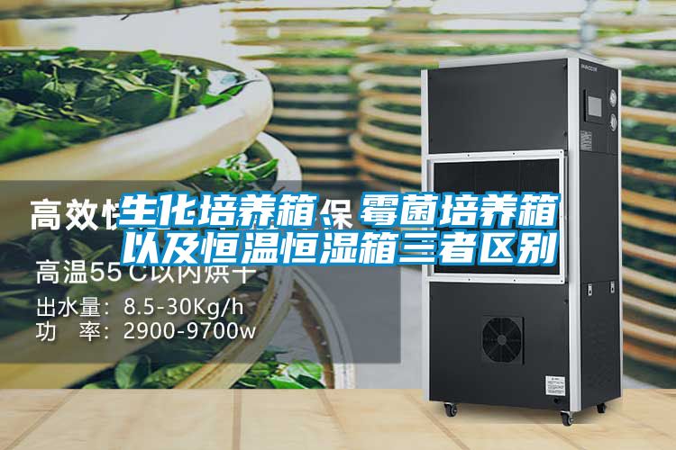 生化培養(yǎng)箱、霉菌培養(yǎng)箱以及恒溫恒濕箱三者區(qū)別