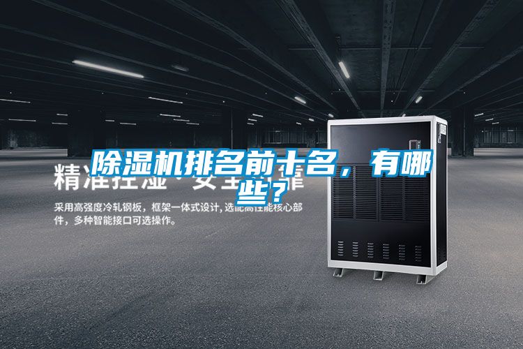 除濕機排名前十名，有哪些？