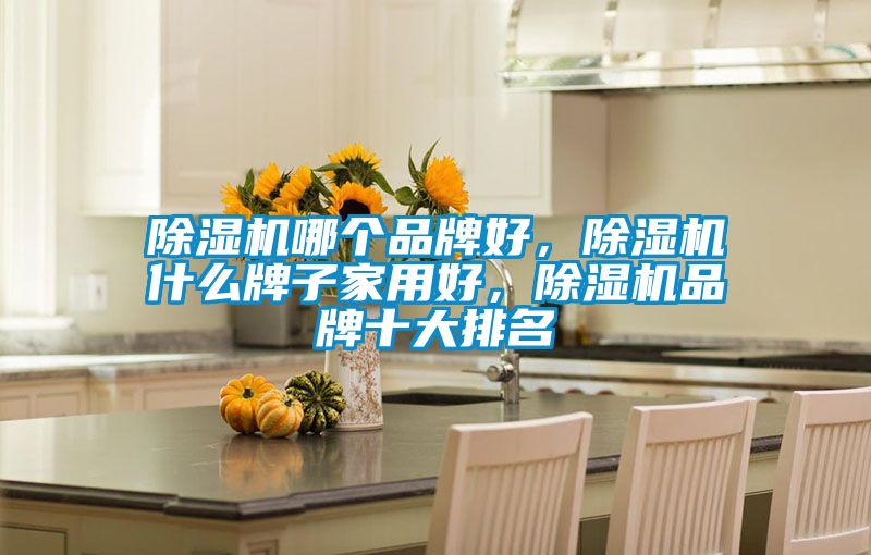除濕機哪個品牌好，除濕機什么牌子家用好，除濕機品牌十大排名