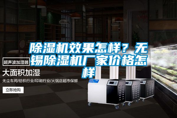 除濕機(jī)效果怎樣？無(wú)錫除濕機(jī)廠(chǎng)家價(jià)格怎樣