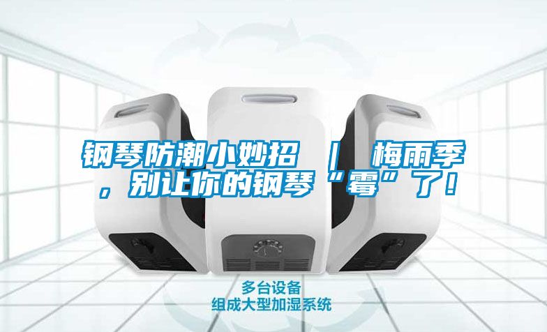 鋼琴防潮小妙招 ｜ 梅雨季，別讓你的鋼琴“霉”了！