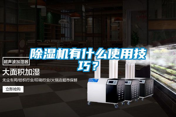 除濕機(jī)有什么使用技巧？