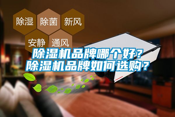 除濕機品牌哪個好？除濕機品牌如何選購？