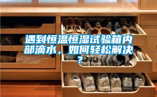 遇到恒溫恒濕試驗箱內(nèi)部滴水，如何輕松解決？