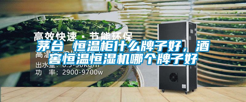 茅臺 恒溫柜什么牌子好，酒窖恒溫恒濕機哪個牌子好