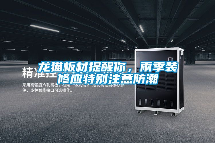 龍貓板材提醒你，雨季裝修應(yīng)特別注意防潮