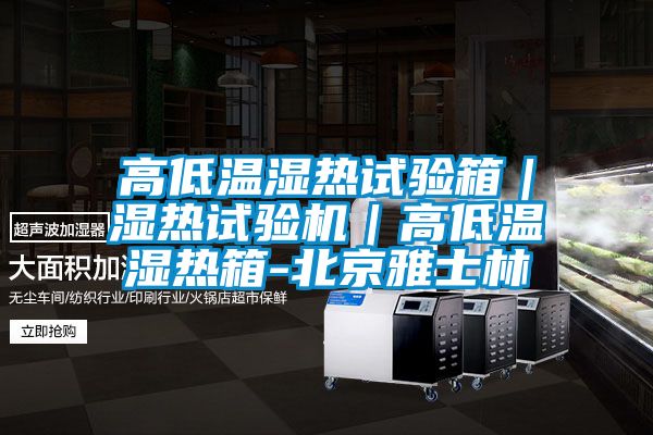 高低溫濕熱試驗箱｜濕熱試驗機(jī)｜高低溫濕熱箱-北京雅士林