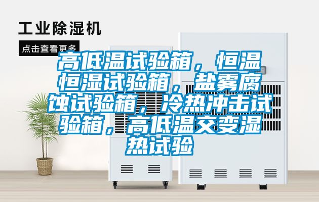 高低溫試驗箱，恒溫恒濕試驗箱，鹽霧腐蝕試驗箱，冷熱沖擊試驗箱，高低溫交變濕熱試驗